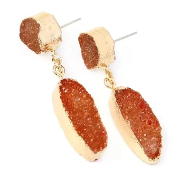 GOREGOUS DRUZY EARRINGS - Picture 3 of 3